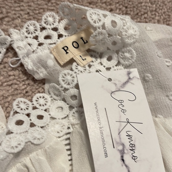 Pol Lila Ruffle Sheer Dress - Picture 3 of 4